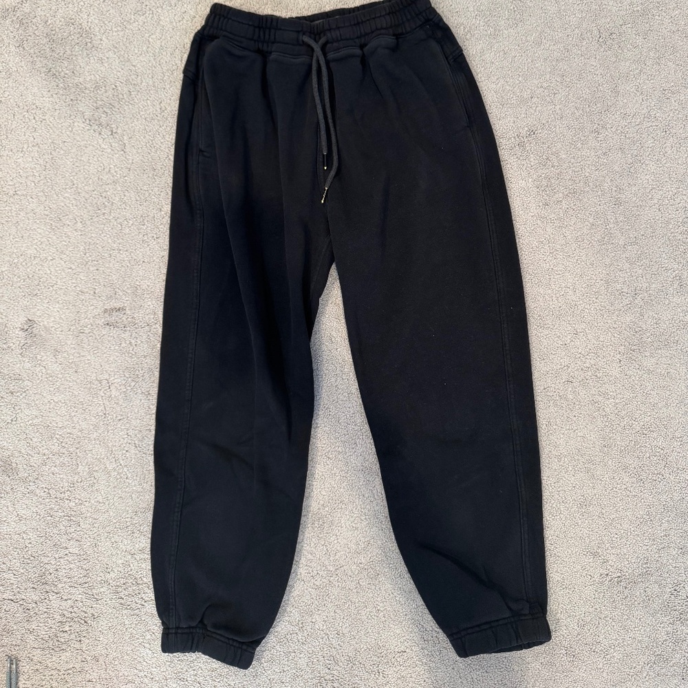 Abercrombie Essential Cuffed Sweatpants - Black - x-Small